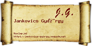Jankovics György névjegykártya